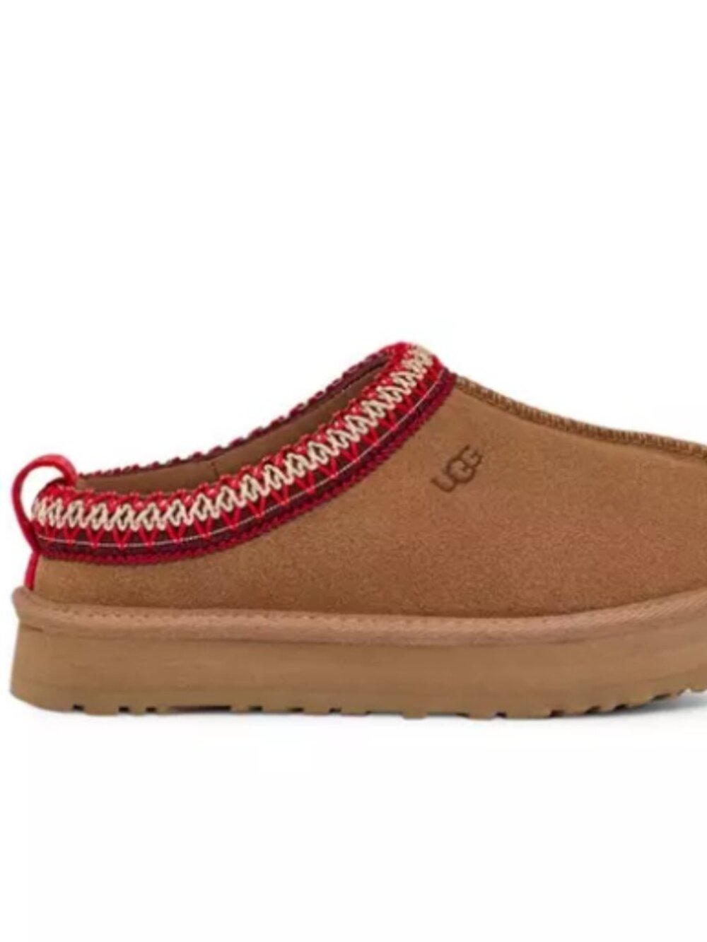 Little Kids' UGG Tazz Slippers sz 3 Chestnut Red
